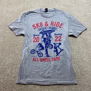 SK8 & RIDE Shirt Anthem‎ Arizona All Wheel Park Kids Small Graphic Tee